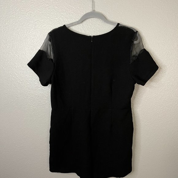 Fashion Union x ASOS - Black Mesh Romper - Picture 2 of 3